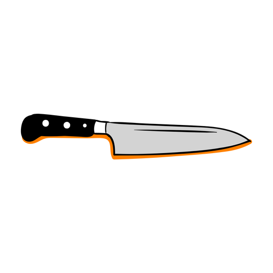 Single bevel knife
