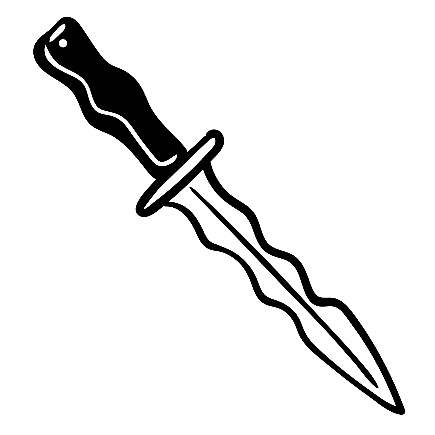 Sharpen Up 365 Dagger or Switchblade Illustration