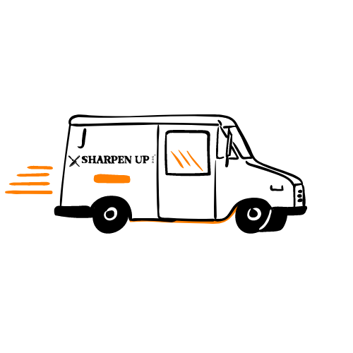 Sharpen Up 365 Delivery Truck Illustration